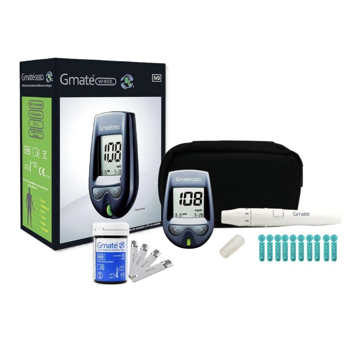 Glucómetro Gmate Wheel Dl Kit Con Accesorios