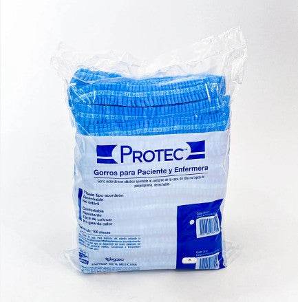 Gorro Plisado Desechable Protec Con 100 - WeCare Pharma
