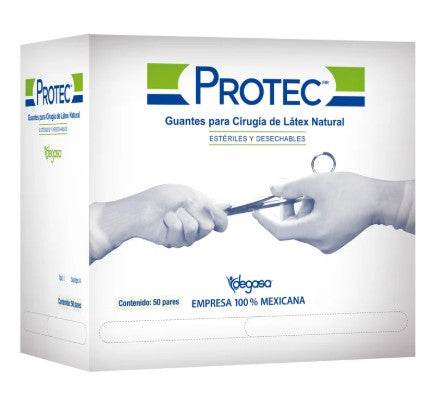 Guante Estéril Cirugia 6 Protec Con 50 - WeCare Pharma
