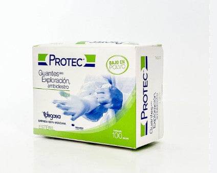 Guante Estéril Protec Chico Con 100 - WeCare Pharma