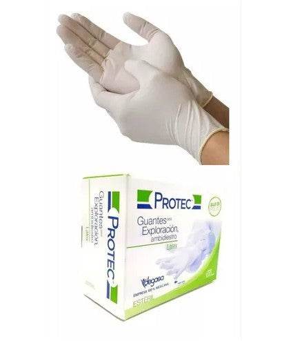 Guante Estéril Protec Grande Con 100 - WeCare Pharma