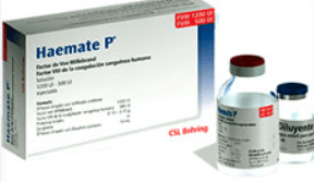 Haemate P (Factor Viii/Factor De Von Willebrand) Frasco Con Ampolletas ...