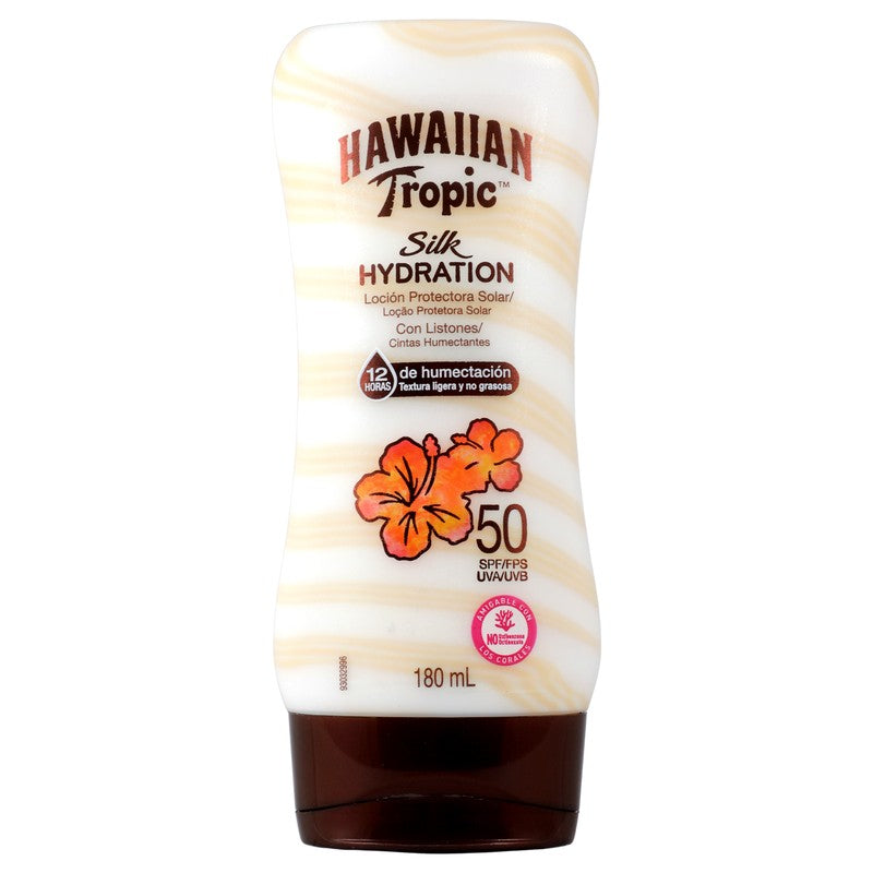 Hawaiian Bloqueador Silk Hydration Fps 50 180Ml 075486088835