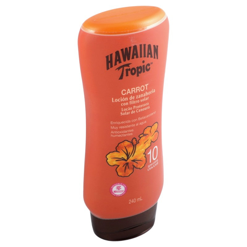 Hawaiian Tropic Carrot Fps 10 Loc 240Ml 75486033187 2