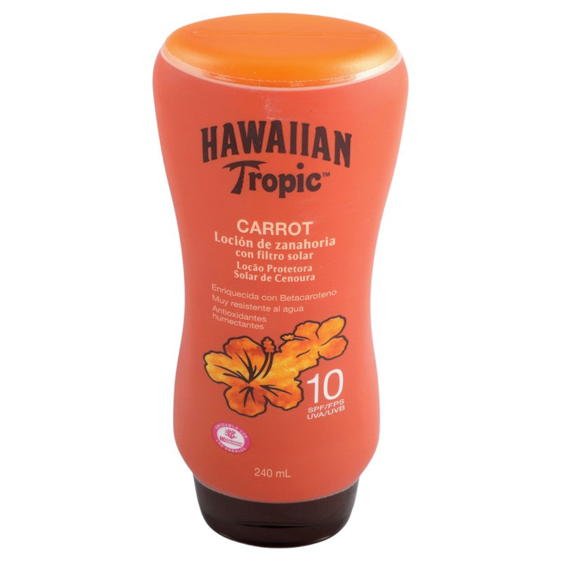 Hawaiian Tropic Carrot Fps 10 Loc 240Ml 75486033187 3