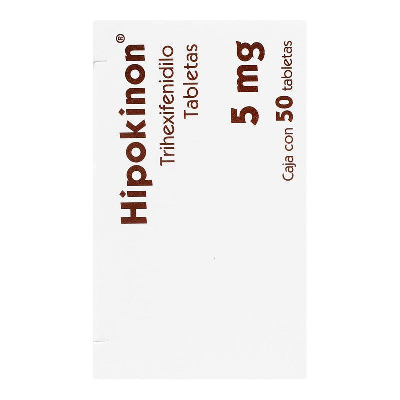 Hipokinon Trihexifenidilo Tab  5Mg C50 7501384541224 4