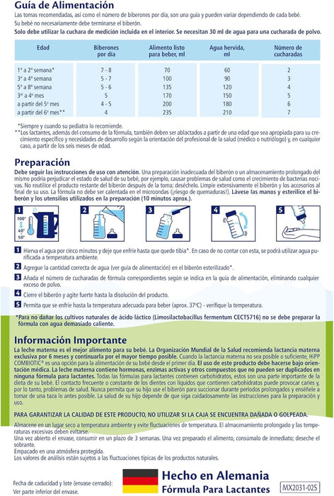 Hipp Organico (Formula Lactea) Combiotic Polvo 600Mg 0-12 Meses