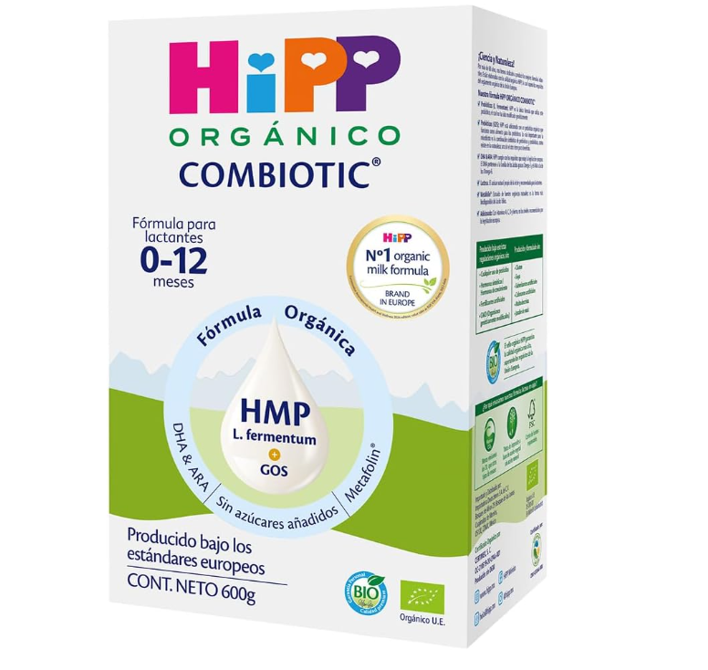 Hipp Organico (Formula Lactea) Combiotic Polvo 600Mg 0-12 Meses