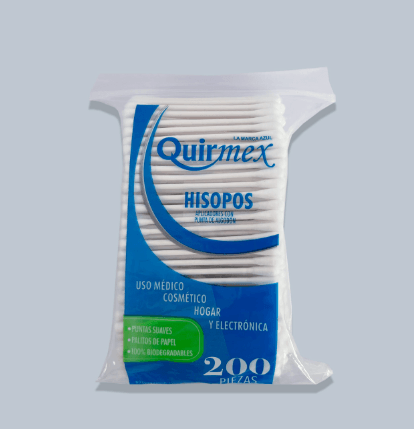 Hisopos Bolsita Individual Quirmex Con 25Pz - WeCare Pharma