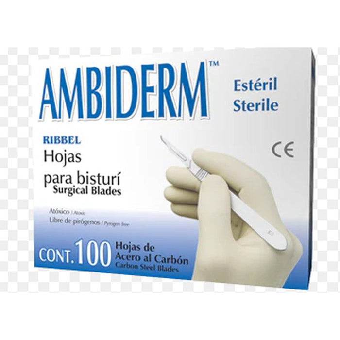 Hoja Para Bisturi No 10 Con100 Ambiderm