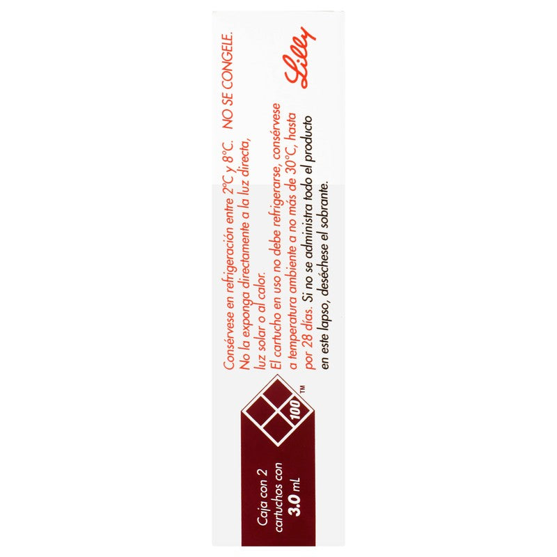 Humalog Insulina Lispro Cartuchos Inyectables 2 Piezas 3.0Ml 7501082208740 5