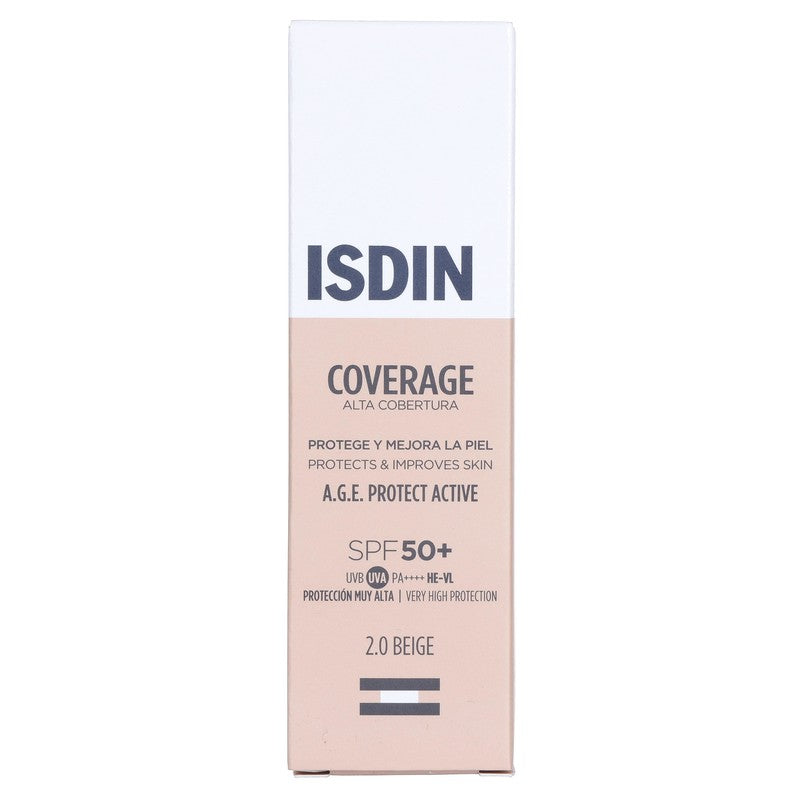 Isdin Fotoprotector Coverage Alta Cobertura Beige 2 Fps50 30Ml 8429420313606
