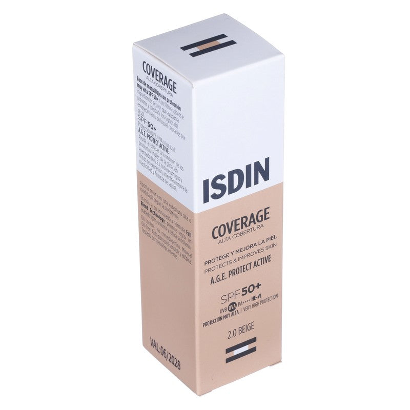 Isdin Fotoprotector Coverage Alta Cobertura Beige 2 Fps50 30Ml 8429420313606 2