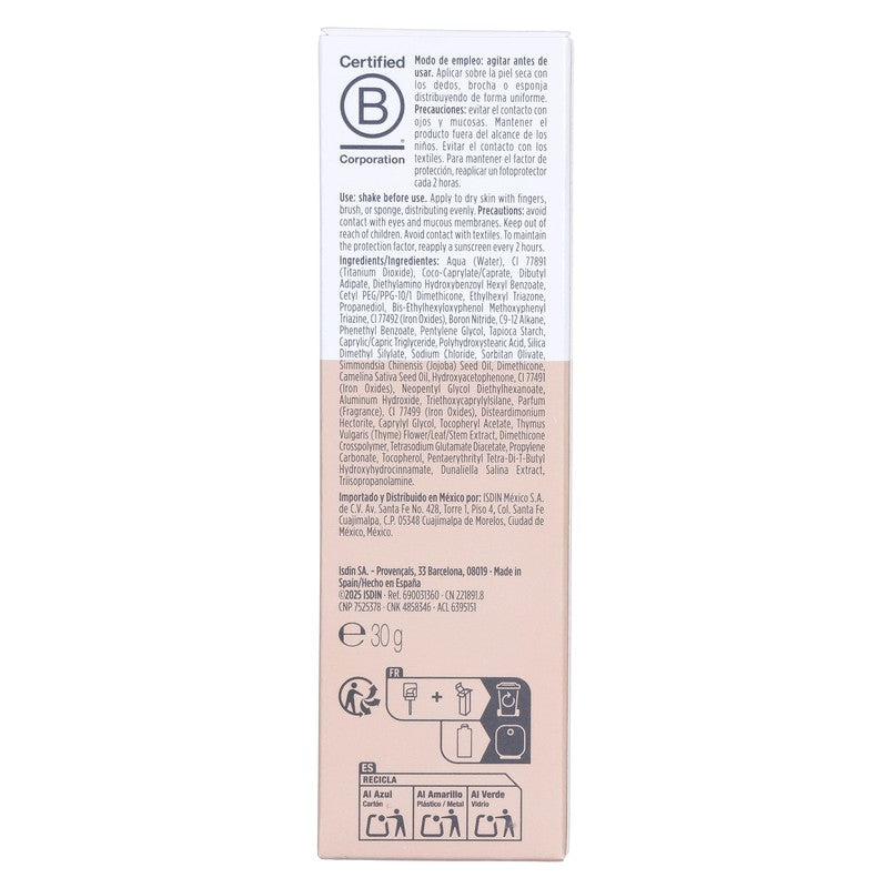 Isdin Fotoprotector Coverage Alta Cobertura Beige 2 Fps50 30Ml 8429420313606 7
