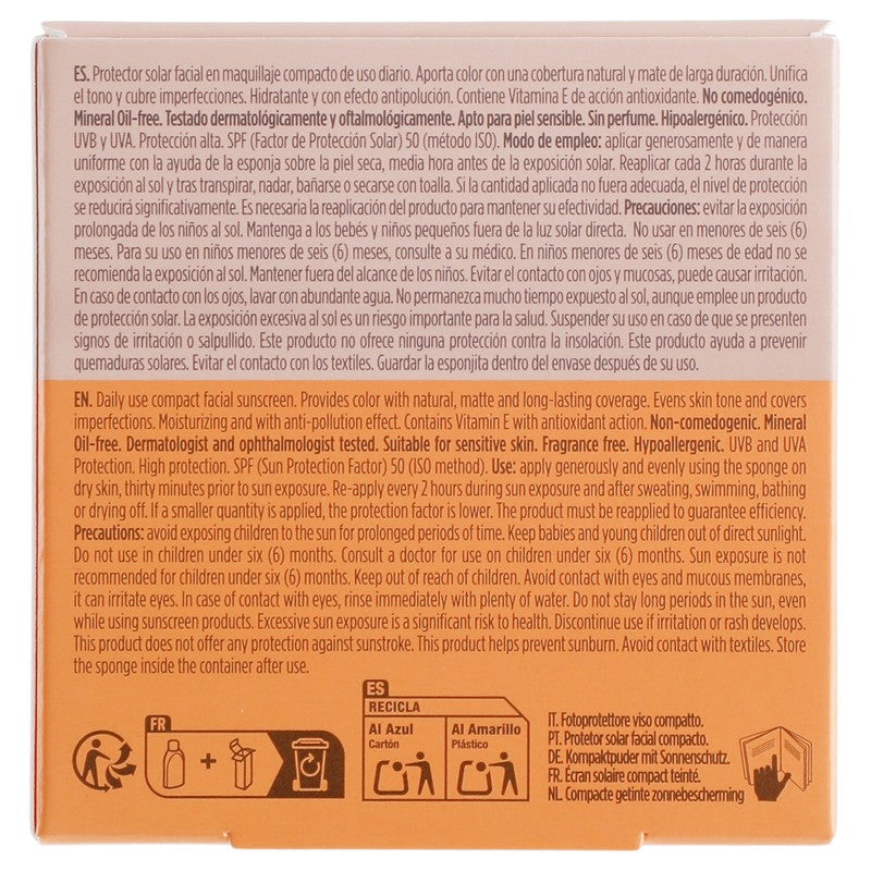 Isdin Fotoprotector Tono Medio Compacto Fps50 10G 8429420307261 7