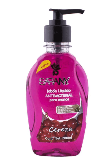 Jabón Lí­quido Antibacterial Sarany Cereza 200Ml - WeCare Pharma
