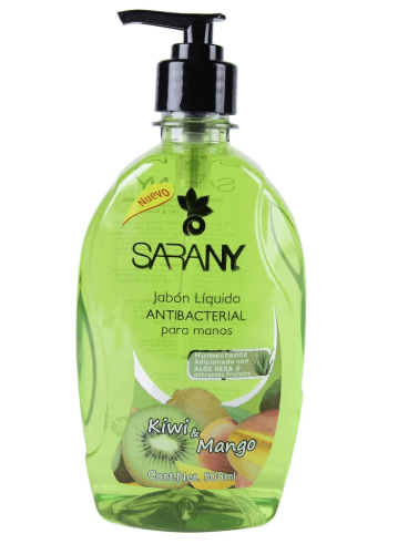 Jabon Liquido Antibacterial Sarany Kiwi/Manzana 500Ml - WeCare Pharma