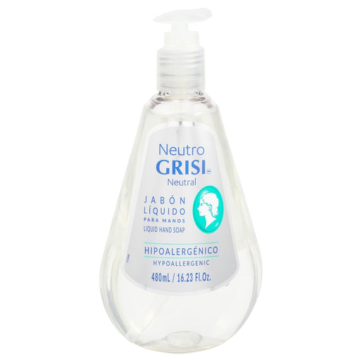 Jabon Liquido Neutro Grisi Para Manos 480G 37836051555