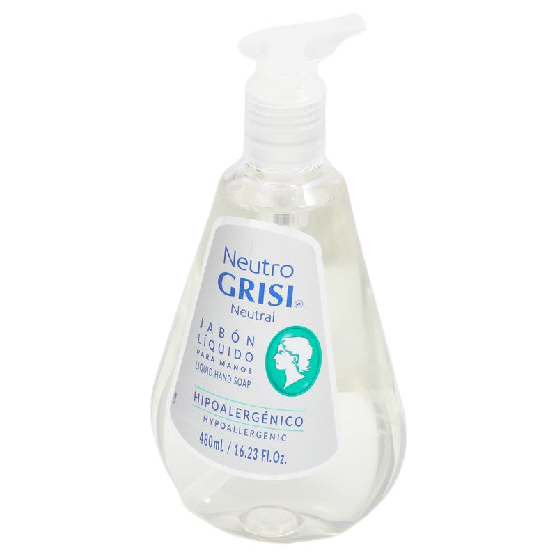 Jabon Liquido Neutro Grisi Para Manos 480G 37836051555 4