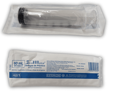 Jeringa 60Ml Sin Aguja Con 1 Pieza Sensimedical - WeCare Pharma