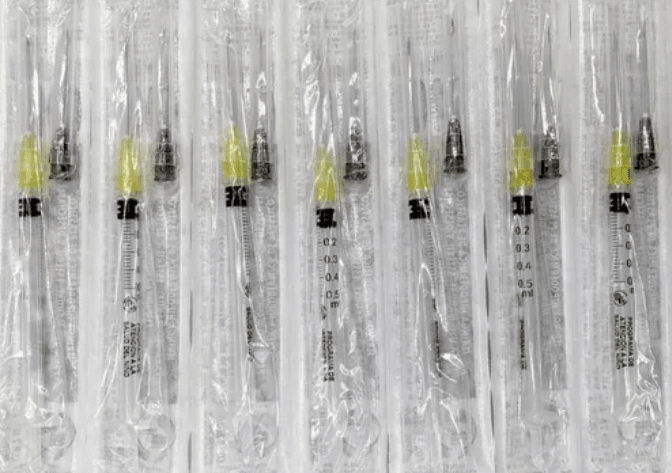 Jeringa Hipodérmica Doble Aguja Dl 0.5Ml Con 50 - WeCare Pharma