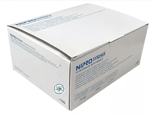 Jeringa Insulina 1Ml 30Gc13Mm Con 1 Pieza Nipro - WeCare Pharma