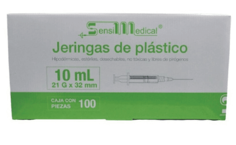 Jeringa Sensimedical 10Ml 22Gx32Mm Con 100 - WeCare Pharma