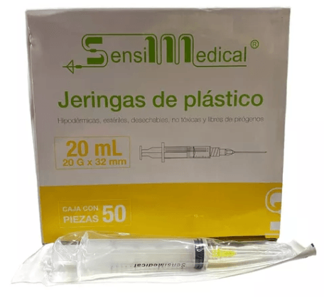 Jeringa Sensimedical 21X32Mm 20Ml Con 100 - WeCare Pharma