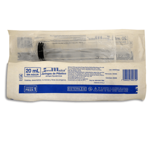 Jeringa Sin Aguja Sensimedical 20Ml Con 50 - WeCare Pharma
