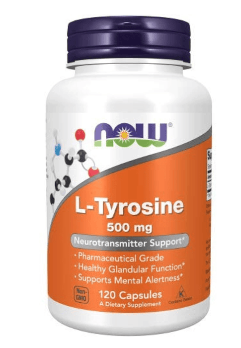 L-Tyrosine Now Capsulas 500Mg Con 120 - WeCare Pharma