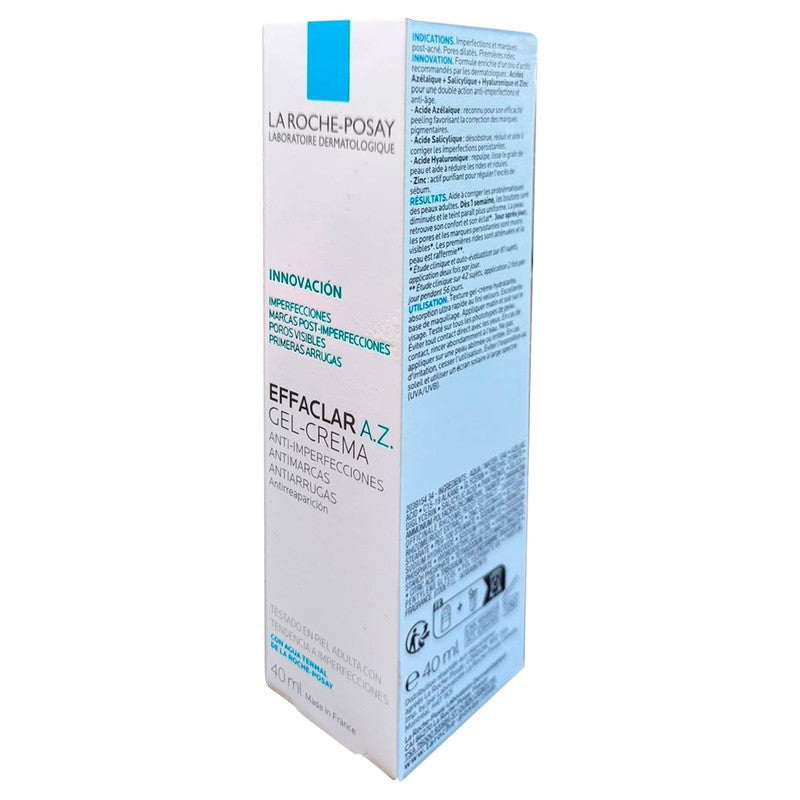 La Roche-Posay Effaclar Az Gel Creama 40Ml Anti Imperfecciones Antimanchas 3337875920742 3
