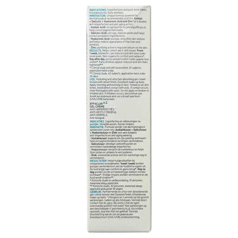 La Roche-Posay Effaclar Az Gel Creama 40Ml Anti Imperfecciones Antimanchas 3337875920742 4