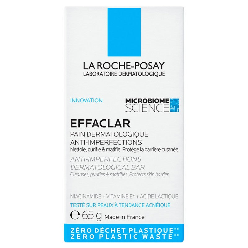 La Roche-Posay Effaclar Derm Foaming Bar Anti-Imperfecciones 65G 3337875894333