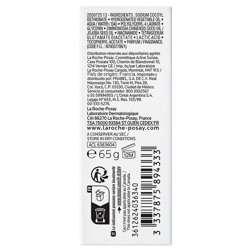 La Roche-Posay Effaclar Derm Foaming Bar Anti-Imperfecciones 65G 3337875894333 4