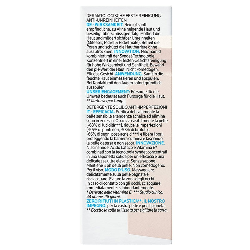 La Roche-Posay Effaclar Derm Foaming Bar Anti-Imperfecciones 65G 3337875894333 7