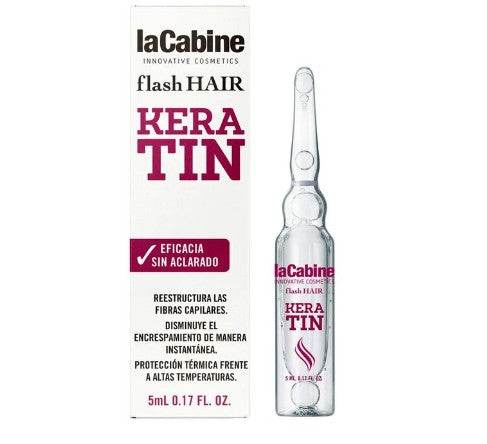 Lacabine Ampolleta Capilar Flash Hair Keratin Lacabine 5Ml - WeCare Pharma