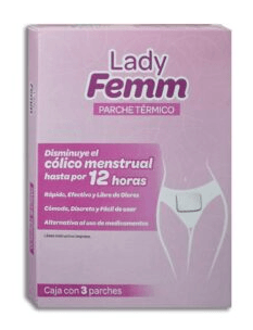 Lady Femm Parche Termico Con 3 - WeCare Pharma