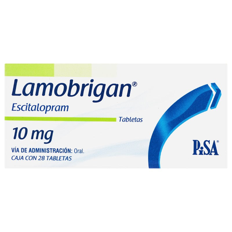 Lamobrigan Escitalopram Tabletas 10Mg Con 28 Pisa 7501125154621 2