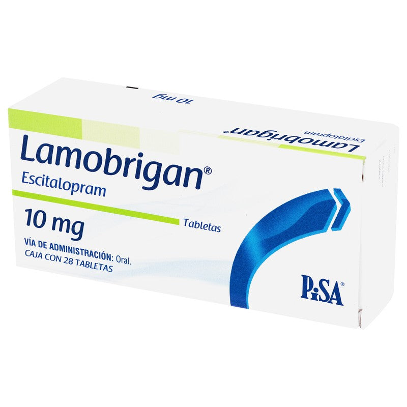 Lamobrigan Escitalopram Tabletas 10Mg Con 28 Pisa 7501125154621 4