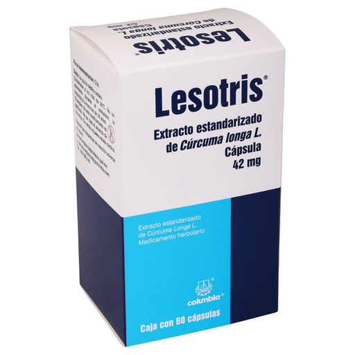 Lesotris Curcumina Capsulas 42Mg Con 60 7506400900719 2