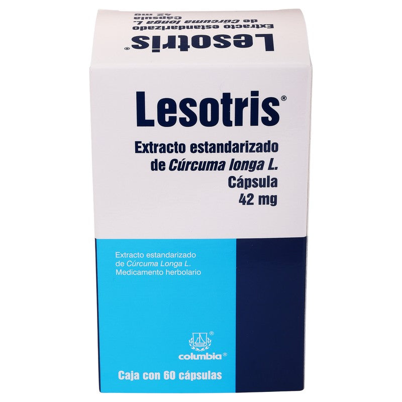 Lesotris Curcumina Capsulas 42Mg Con 60 7506400900719 3
