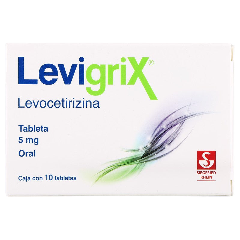 Levigrix Levocetirizina Tabletas 5Mg Con 10 7501672602972