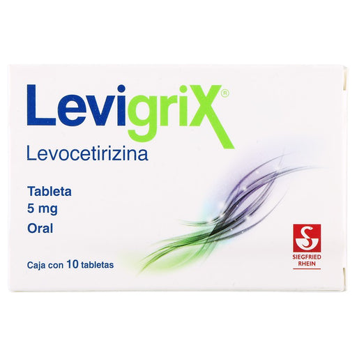 Levigrix Levocetirizina Tabletas 5Mg Con 10 7501672602972