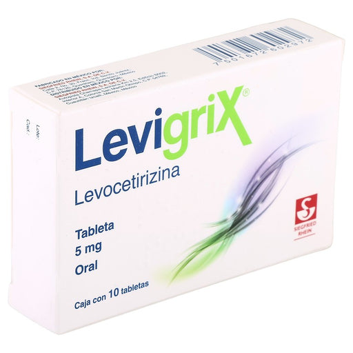 Levigrix Levocetirizina Tabletas 5Mg Con 10 7501672602972 2
