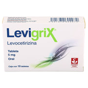 Levigrix Levocetirizina Tabletas 5Mg Con 10 7501672602972 3