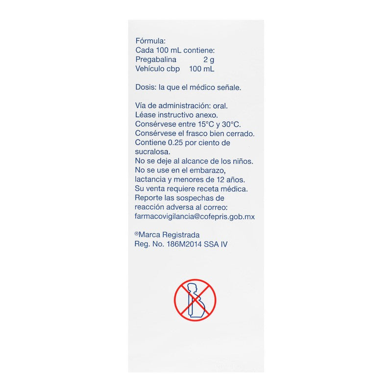 Lyrica Pregabalina Solucion Oral 2G 100Ml 7501287671165 4