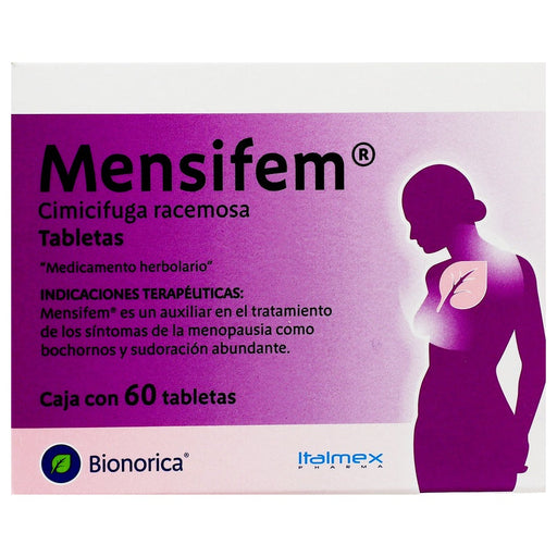 Mensifem (Cimicifuga Racemosa) Tableta 2.5Mg Con 60 4029799161033