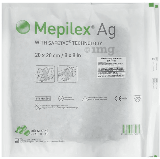 Mepilex Ag 20X20Cm - WeCare Pharma