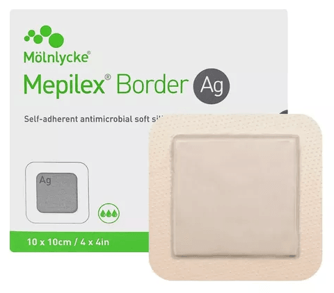 Mepilex Apósito Ag 10X10 - WeCare Pharma