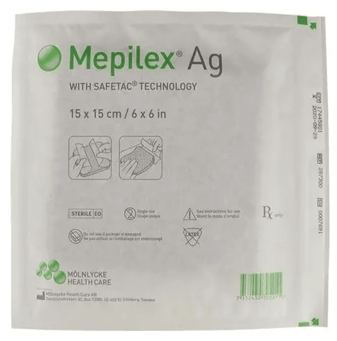 Mepilex Apósito Ag 15X15Cm - WeCare Pharma